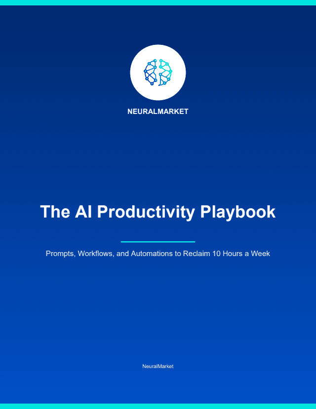The AI Productivity Playbook cover